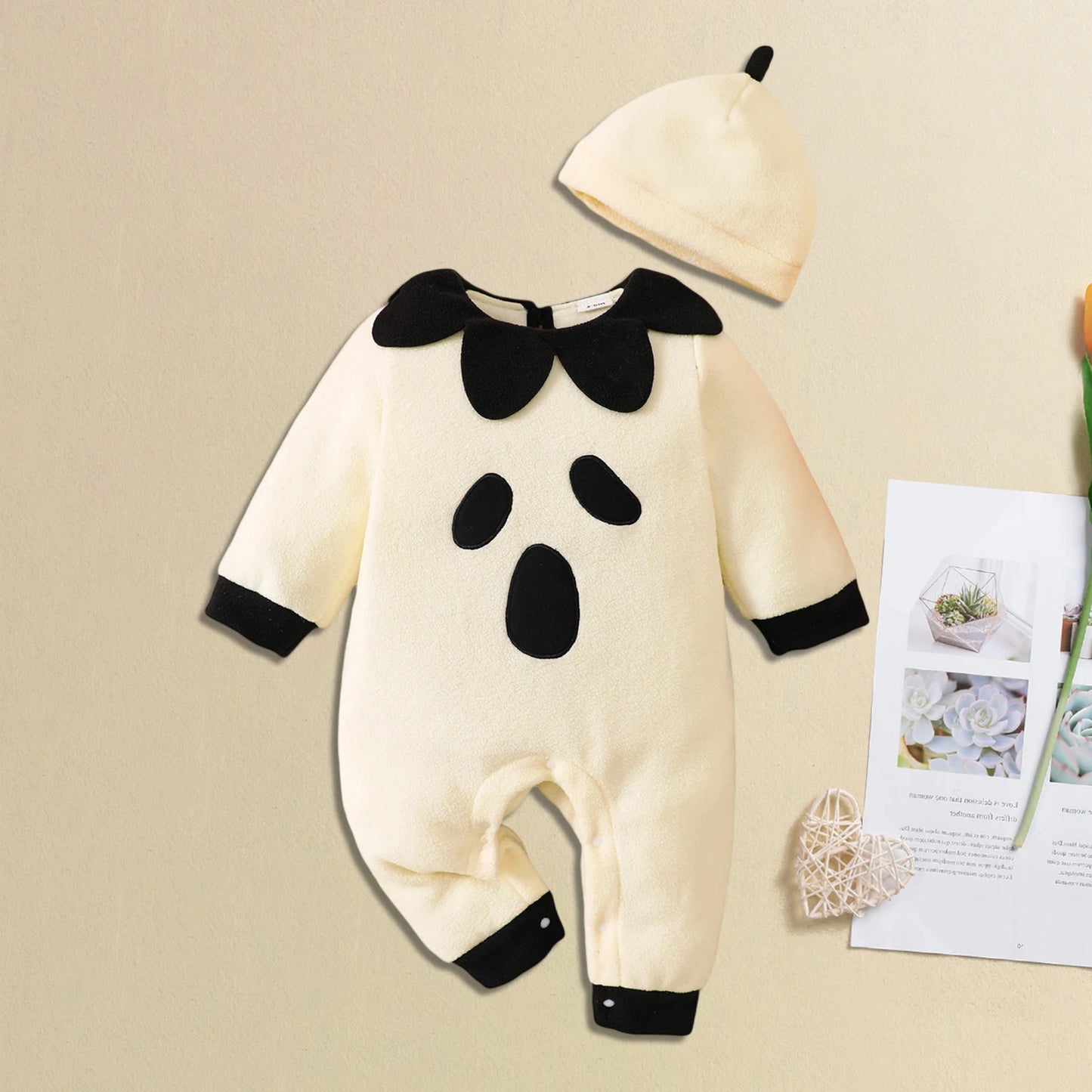 LittleGhost - Comfortabele Halloween Onesie met Hoedje