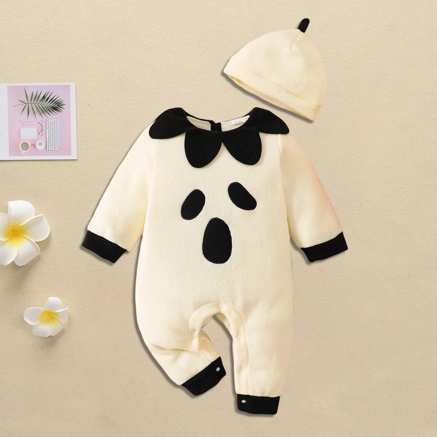 LittleGhost - Comfortabele Halloween Onesie met Hoedje