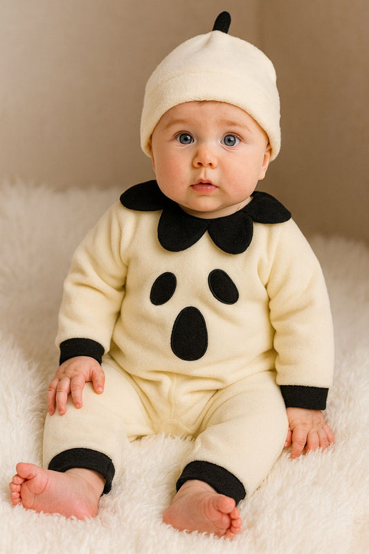 LittleGhost - Comfortabele Halloween Onesie met Hoedje
